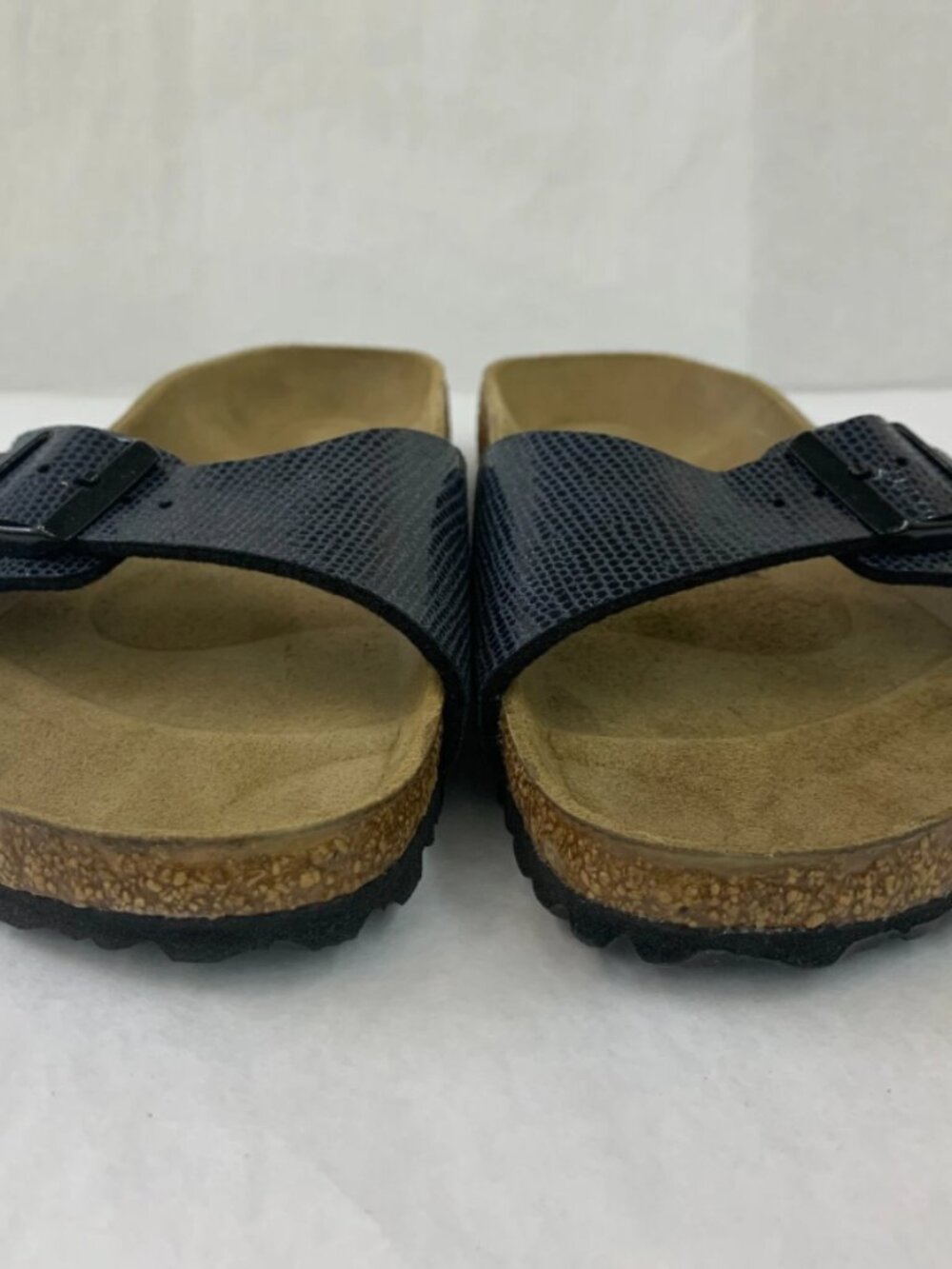 Birkenstock Madrid Magical Metallic Midnight Birko-Flor Narrow Width Sandals
